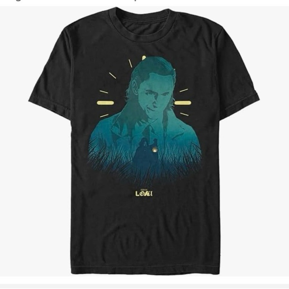 Marvel Big Men's size 4XL Loki novelty character tee shirt Black short sleeve